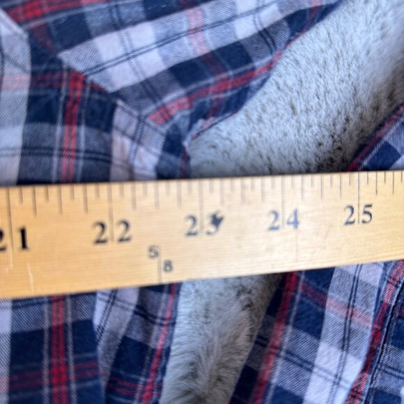 Carhartt Shirt Mens Large Fort Plaid Long Sleeve Plaid Workwear Chambray Button - Picture 5 of 9